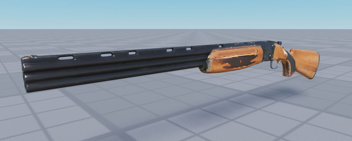 (WORKING GUN) Shotgun ATA SP BLACK Tool [PBR] preview 3