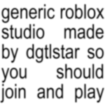generic roblox studio