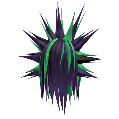 ⸸  Purple Green Niche Scene Liberty Spikes RCK
