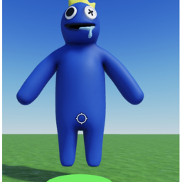 becoming blue from rainbow friends