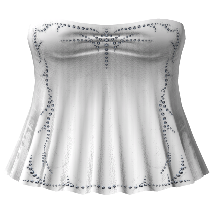cute rhinestone mini dress - gothic white stripes