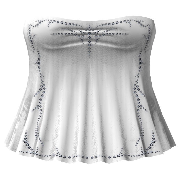 cute rhinestone mini dress - gothic white stripes