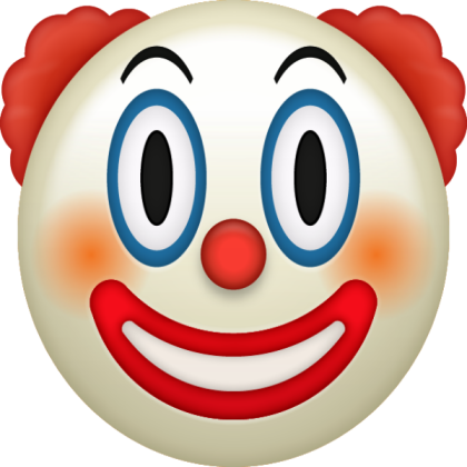Apple Emoji - Clown Roblox decal