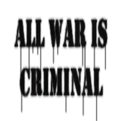 FNV - "All War Is Criminal" Graffiti Roblox decal