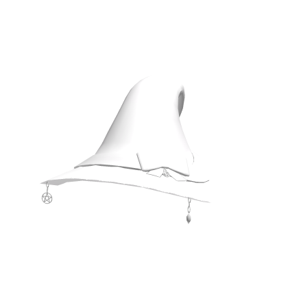666 :: cute halloween witch set hat white Roblox item