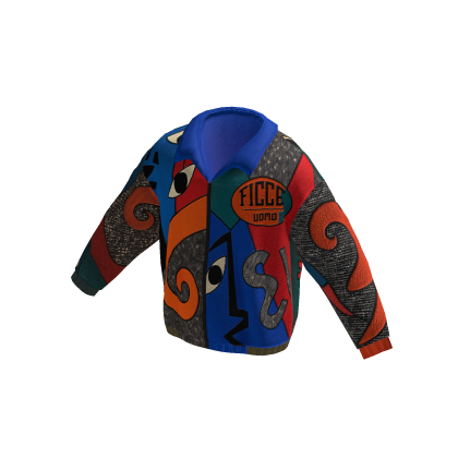 JDN - Colorblock Graphic Jacket