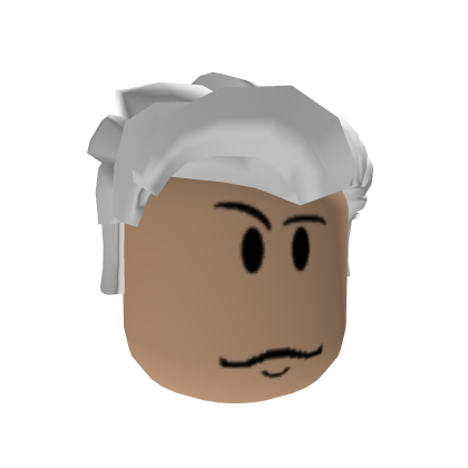 Old Man Head - White Hair