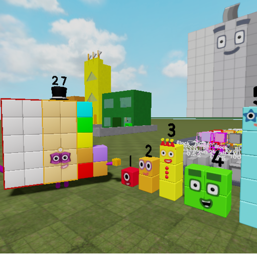 Numberblocks Building Place 2 [V1.9] official Roblox game thumbnail