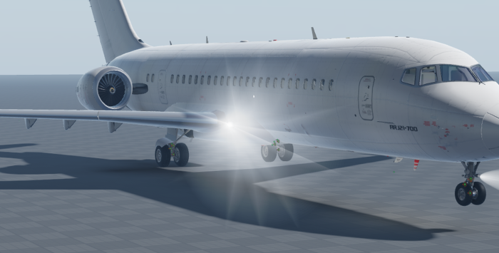 Volumetric light beam with starburst preview 1