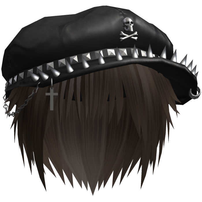 Vkei Emo Brown Messy Hair /w Spiky Hat