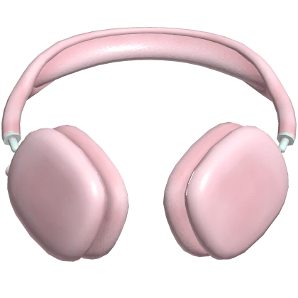 PBR 3.0 Neck Headphones Pink Basic Trendy Shiny | Roblox