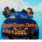 Downtown Detroit Police dept.