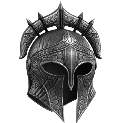 Silver Spartan Helmet Roblox item