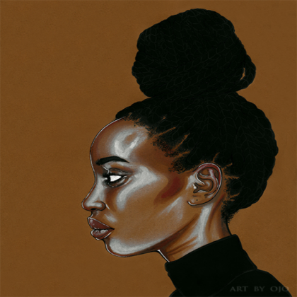 Black girl Roblox decal