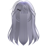 Messy Straight Cute Girl Hair Purple