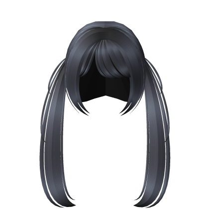 blue ombre fade anime messy emo vkei pigtails Roblox item