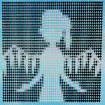 Bad Apple!! played on ROBLOX npcs