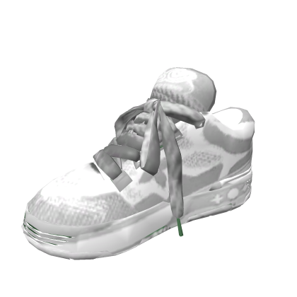 White LV Skates (On Head)
