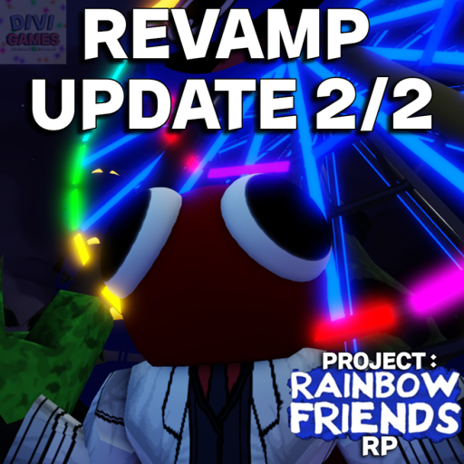 [NEW GAME?!] PROJECT : RAINBOW FRIENDS RP official Roblox game thumbnail
