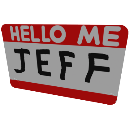 Jeff Nametag thumbnail