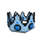 Blue Pixel Crown