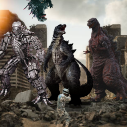 Defeat Godzilla, Godzilla 2000, Shin and Mecha G!