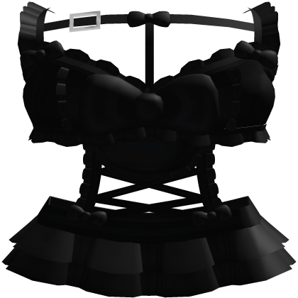 ᰔᩚ : Black cute bow dress