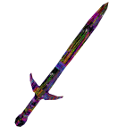Glitch Colourful Sword