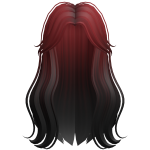Lush Wavy Hair Red to Black
