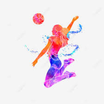 The volleyball group!read description