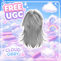 ☁️ Cloudy Obby For Girls [UGC HAIR]☁️