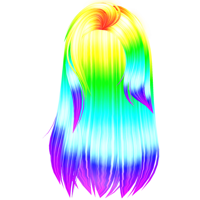 Neon Rainbow Hair