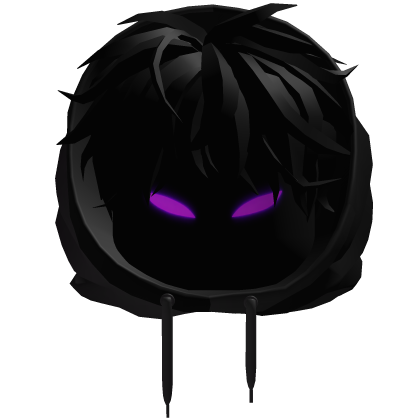 Vkei Tryhard Demon Anime Hood Purple Glowing Eyes