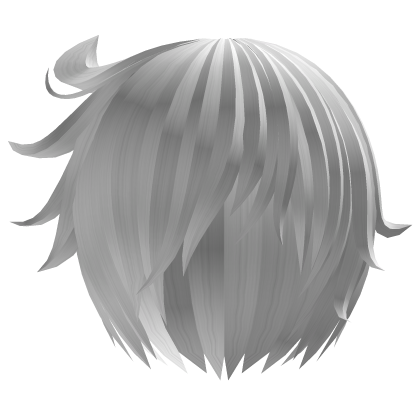 (◞‸◟,) Windy Messy Emo Vkei Anime Hair ҂ White