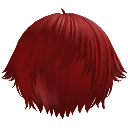 ´ཀ` emo anime catboy tufts hair in red
