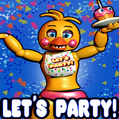 FNaF 2 Let's Party! Poster Roblox decal