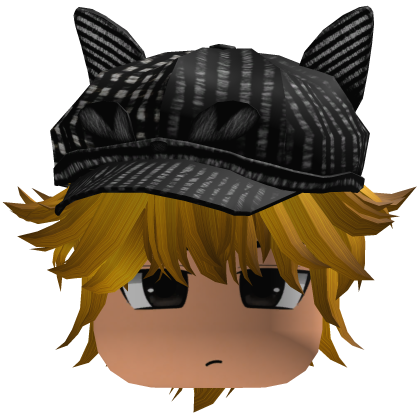 Messy Fluffy Emo Y2K Boy Hair VKAI yellow CAT