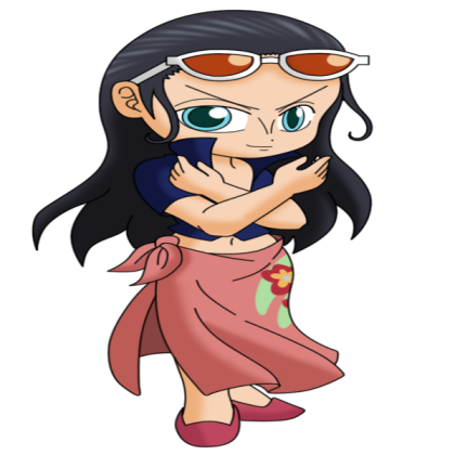 Nico robin chibi Roblox decal