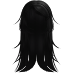 y2k Grunge Spiky Layers Black Hair