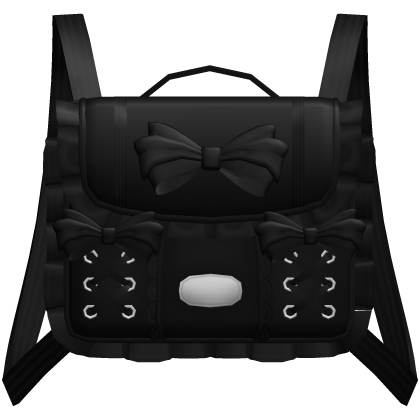 ♡ black adorable bow school bag (3.0)