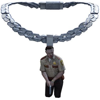 Iced Out Rick The Walking Dead Chain 1.0