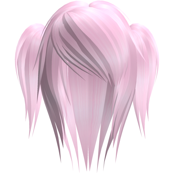 pink moe emo scene hair w pigtails