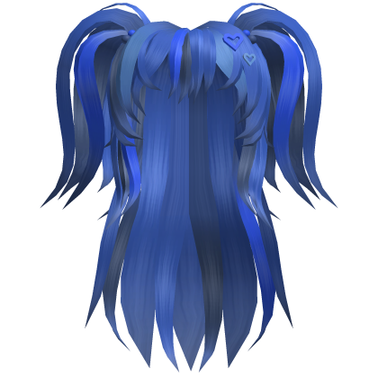 Bright Blue Twin Tails Roblox item