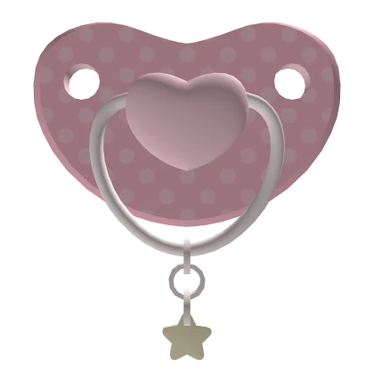 Pink Heart Pacifier Roblox item thumbnail