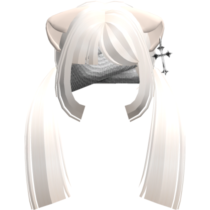 Gothic Shoujo Bandage Straight Pigtails in Blonde Roblox item