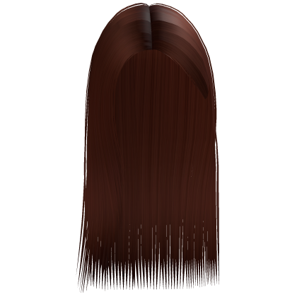 Kpop Long Straight Side Hair in Dark Red Roblox item