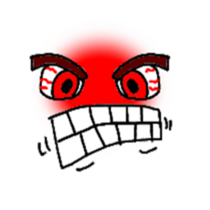 Angry face Roblox decal