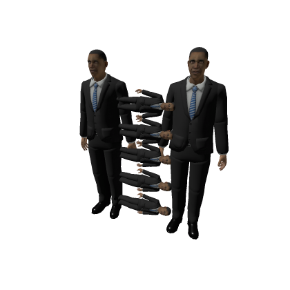 Obama stairs
