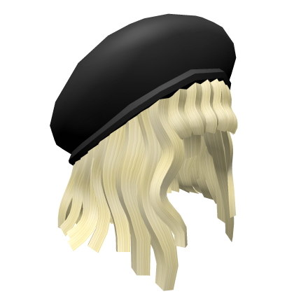 💵 Adorable Beret Blonde Girl Hair Roblox item
