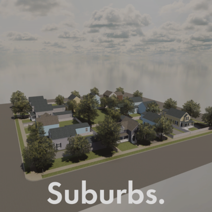 Realistic American Suburban
Neighborhood [PBR] 